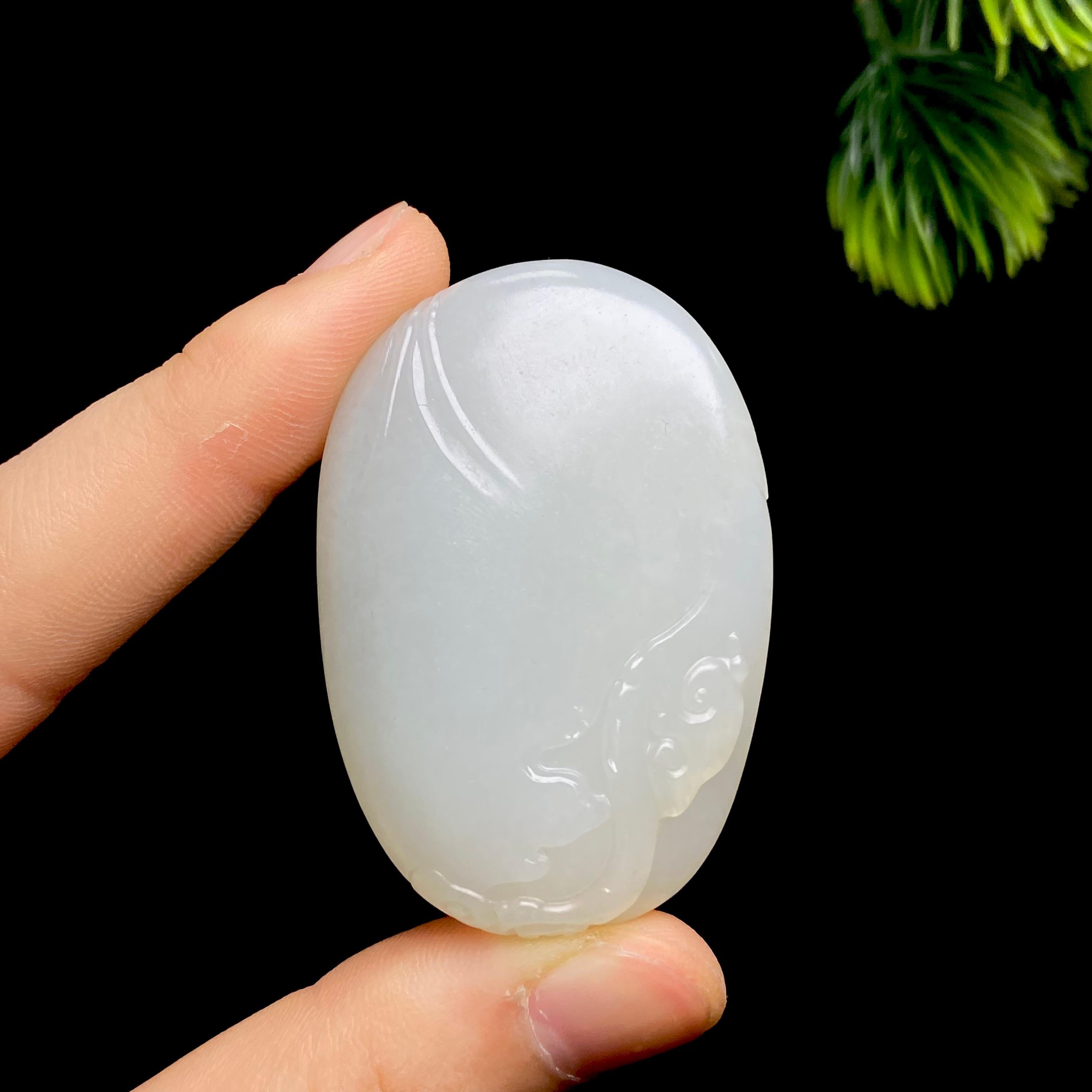 和田玉籽料洋洋如意（41.4g）