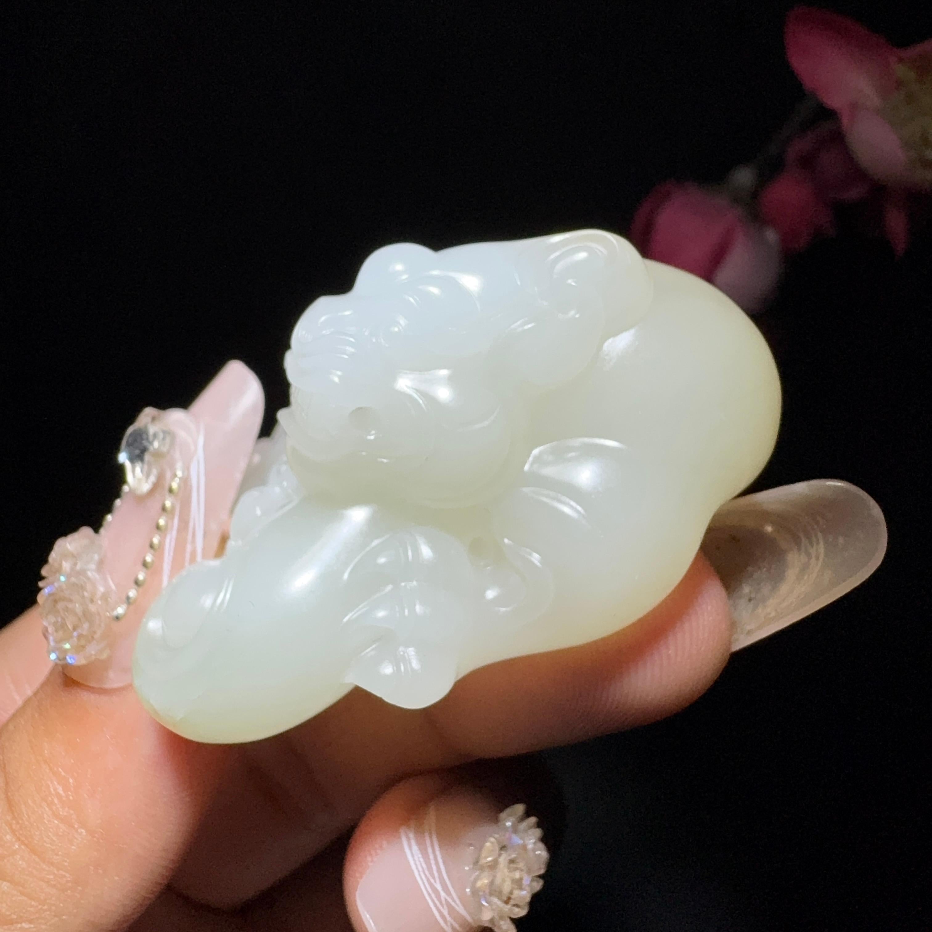 和田玉 【籽料】 貔貅 红皮 内包物無し1級品‼️ 【国家鑑定機関認可済】 和田玉 【籽料】 貔貅 红皮 内包物無し1級品‼️ 【国家鑑定
