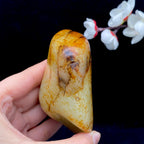 和田玉黑红皮籽料原石（356.2g）