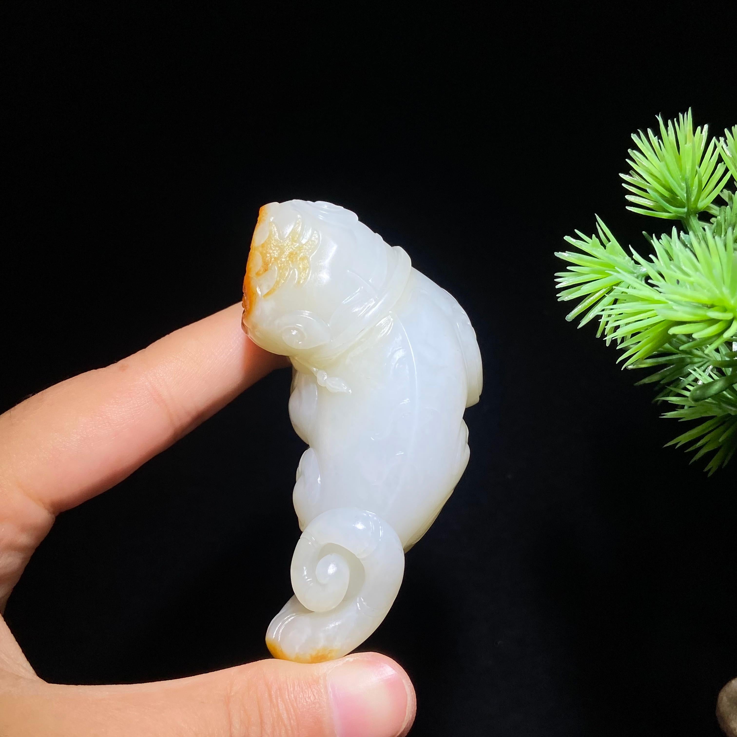和田玉籽料老虎（85.5g）