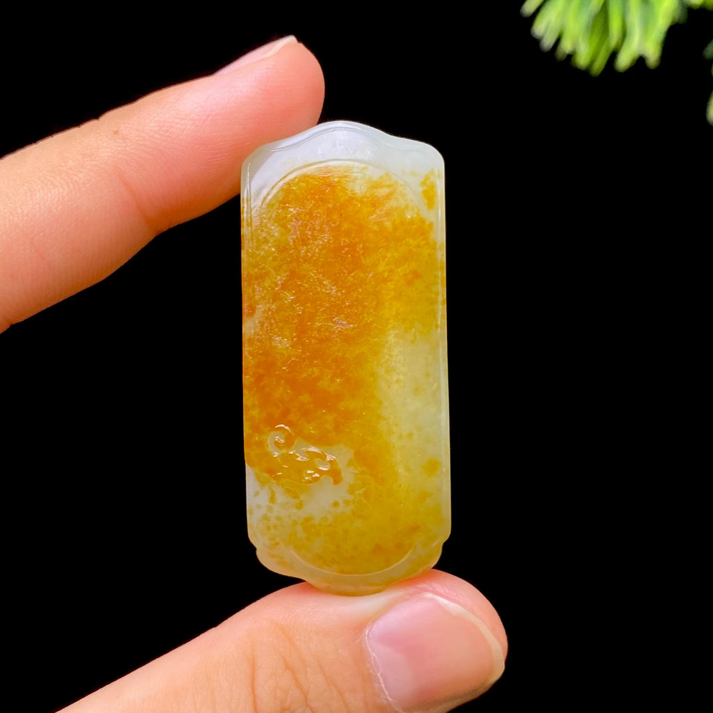 和田玉籽料无事牌（22.4g）
