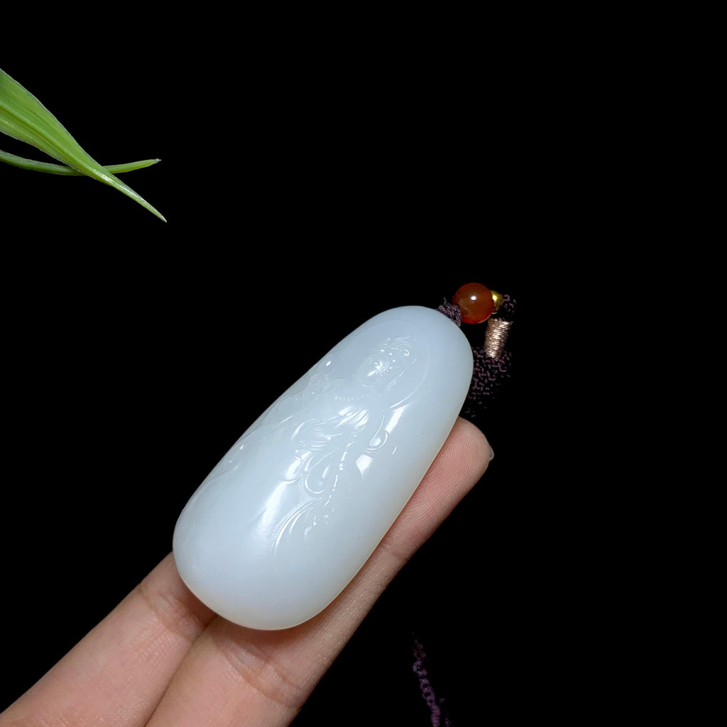和田山料白玉站观音（38.7g）