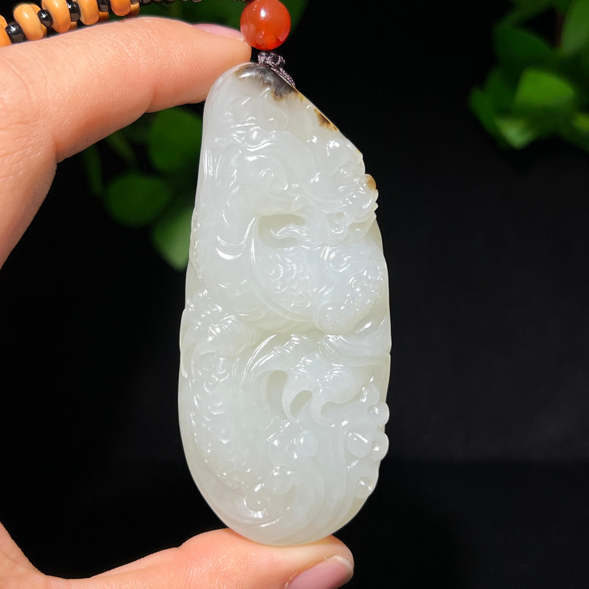 和田玉籽料龙（88.7g）