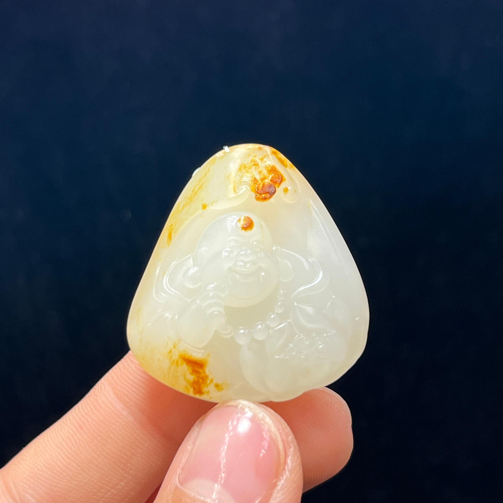 和田玉籽料弥勒佛（21.8g）