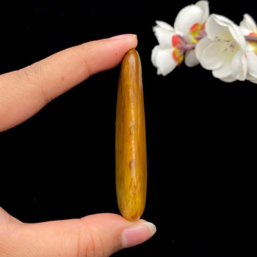 和田玉黄沁皮籽料大挂件（39.1g）