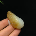 新疆且末糖白玉白菜挂件（23.7g）