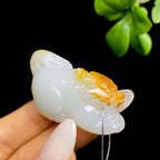 和田玉籽料貔貅HZ2606073055（19.9g）