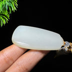 和田玉籽料白玉无事牌（26.5g）