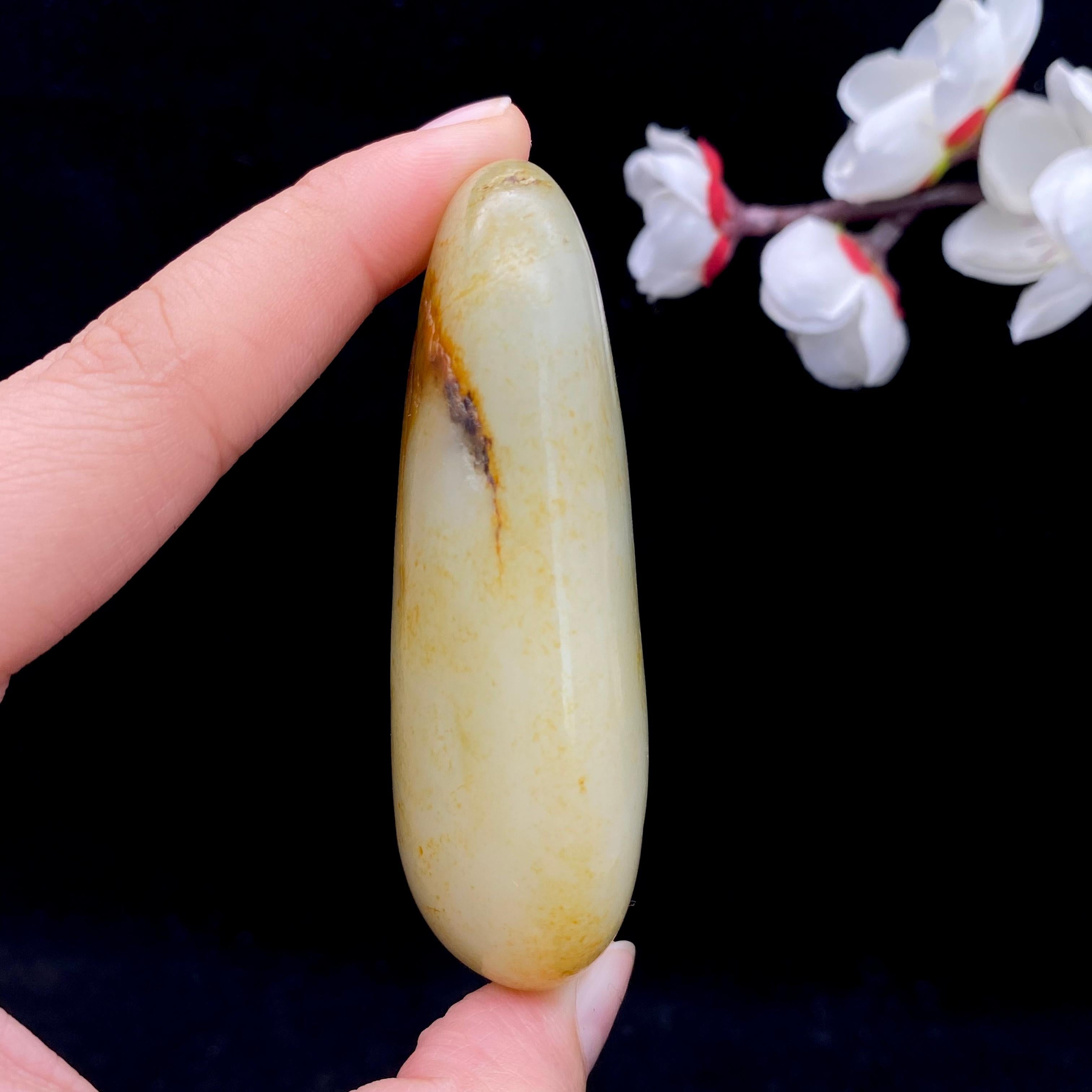 和田玉洒金皮籽料原石（116.9g）