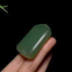 和田湖水绿平安无事牌（42.3g）