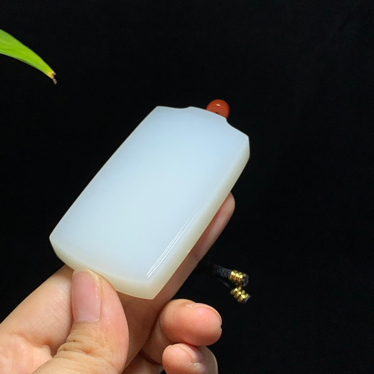 和田山料白玉无事牌挂件（80.0g）