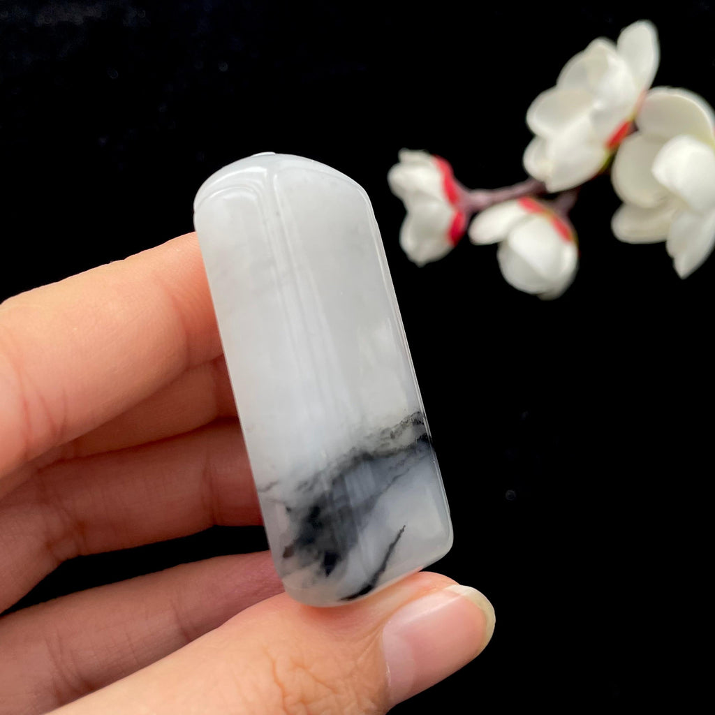 和田玉青花籽料【平安无事牌】（40g）