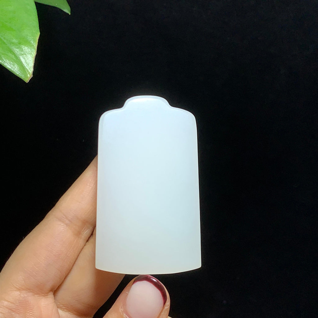 和田山料白玉无事牌挂件（45.3g）