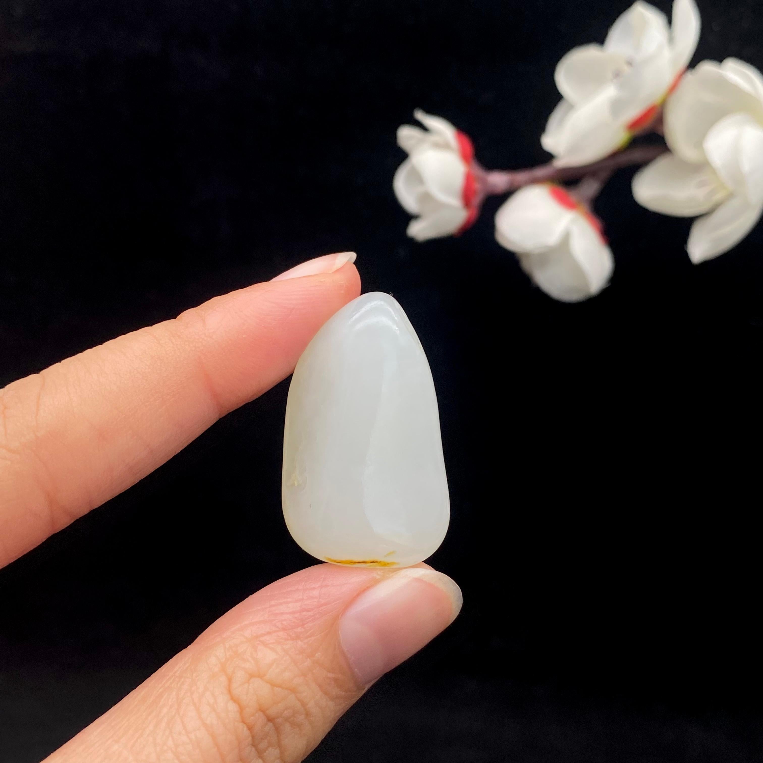 貴重！！和田玉籽料★原石ブレスレット★青白玉 imgrc0089869986.jpg