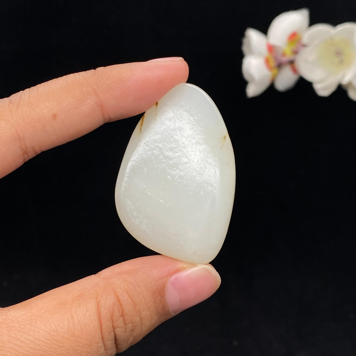 和田玉白玉籽料挂件（25.3g）