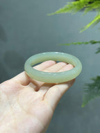 和田玉高冰晴水手镯（37.6g）