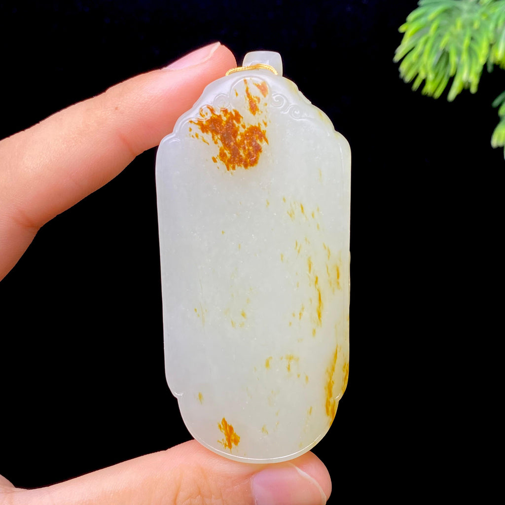和田玉籽料无事牌（62.0g）