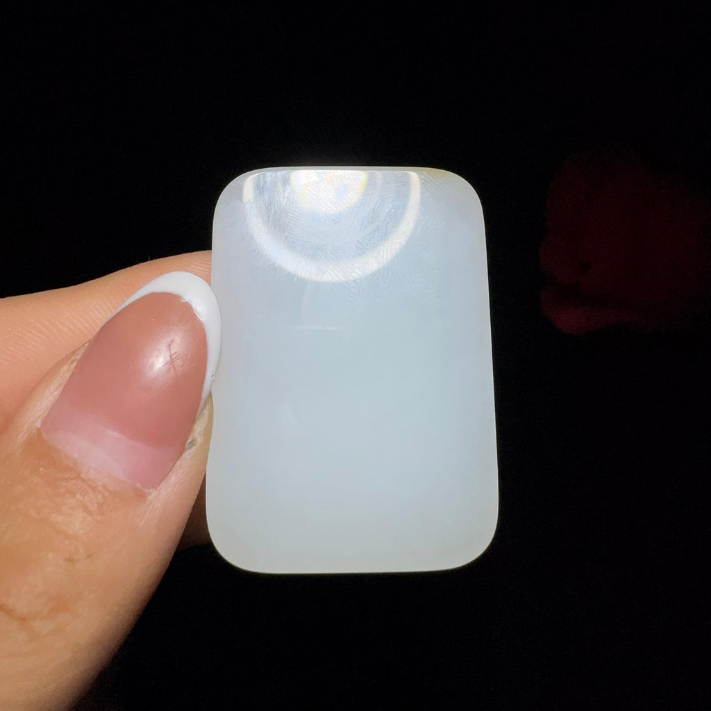 高品质和田玉糖白平安无事牌（27.5g）