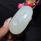 和田玉白玉挂件虎虎生威（41.0g）