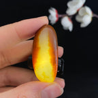 和田玉聚红皮籽料原石（12.1g）