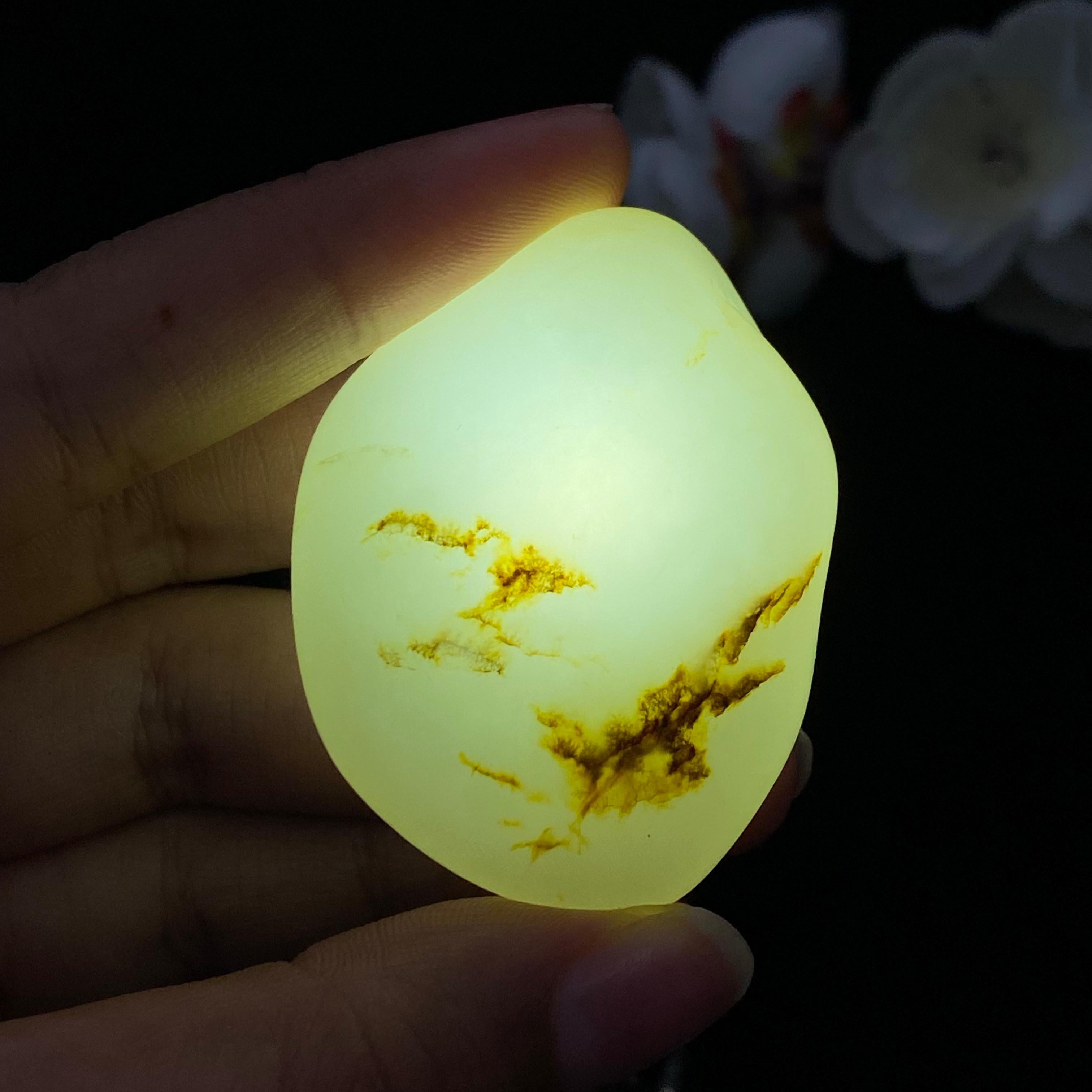 和田玉黄皮籽料（39.3g）