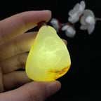 和田玉白玉籽料【佛公】挂件（41.7g）