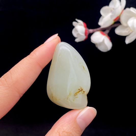 和田玉青白玉籽料原石（26.2g）