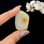 和田玉洒金皮籽料挂件（20.4g）