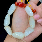 和田玉-白玉籽料【精品手串】（91.9g）