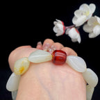 和田玉洒金皮【精品手串】（47.5g）