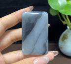 新疆和田玉意境青花平安无事牌（28.6g）