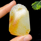 和田玉籽料无事牌（49.0g）