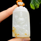 和田玉籽料大势至（60.1g）