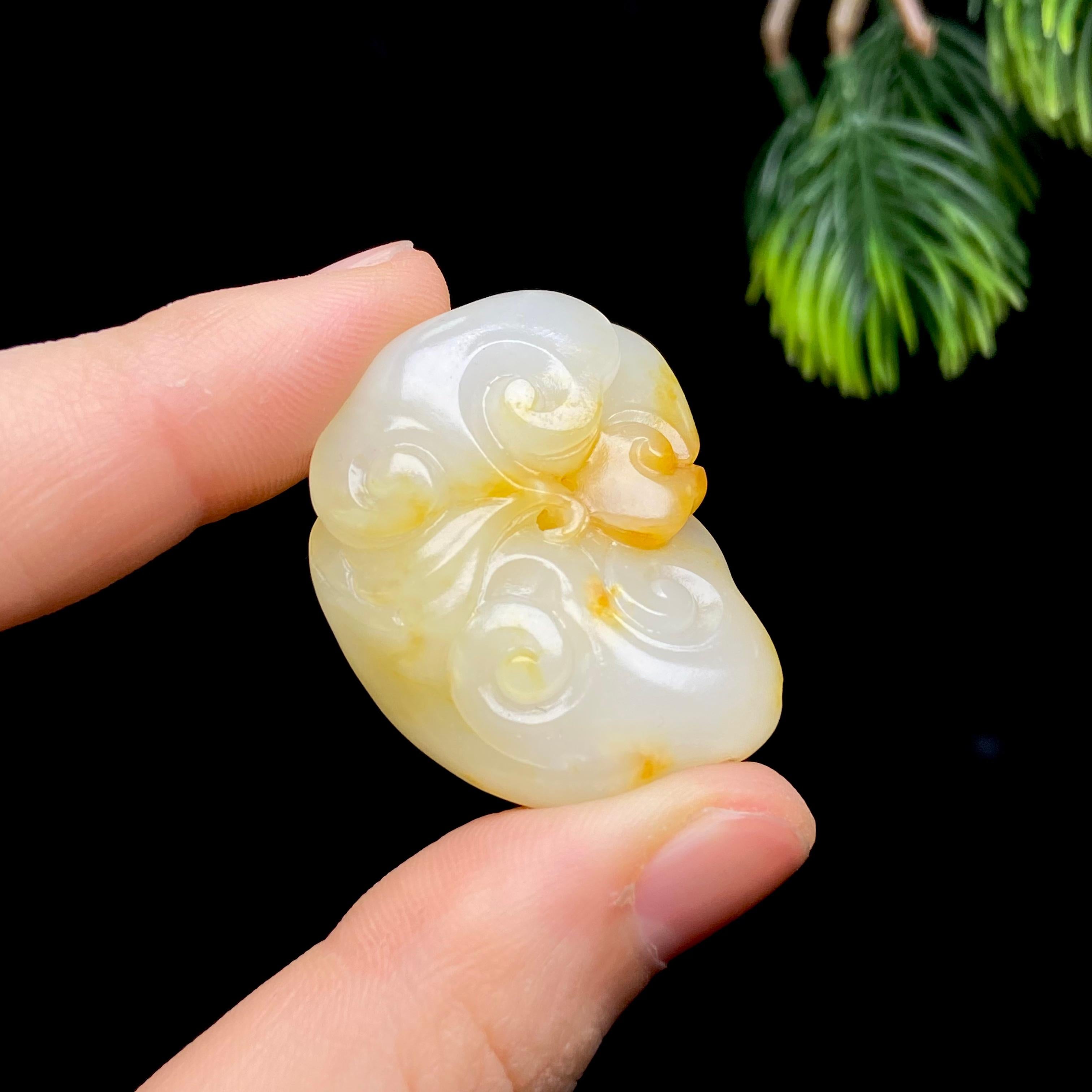 和田玉籽料如意（21.2g）