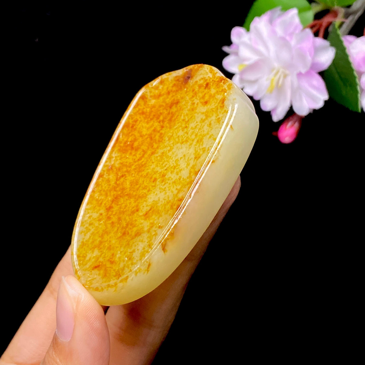 和田玉籽料无事牌（70.0g）