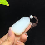 和田山料白玉无事牌挂件（41.7g）