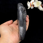 和田玉烟紫【山水】摆件（848.7g）