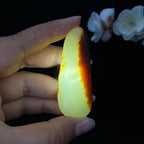 和田玉聚红皮籽料挂件（31.4g）