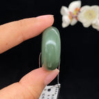 和田玉-沙枣青【平安扣】挂件（21.3g）