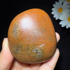 和田玉籽料收藏级手把件钟馗纳福（177.0g）