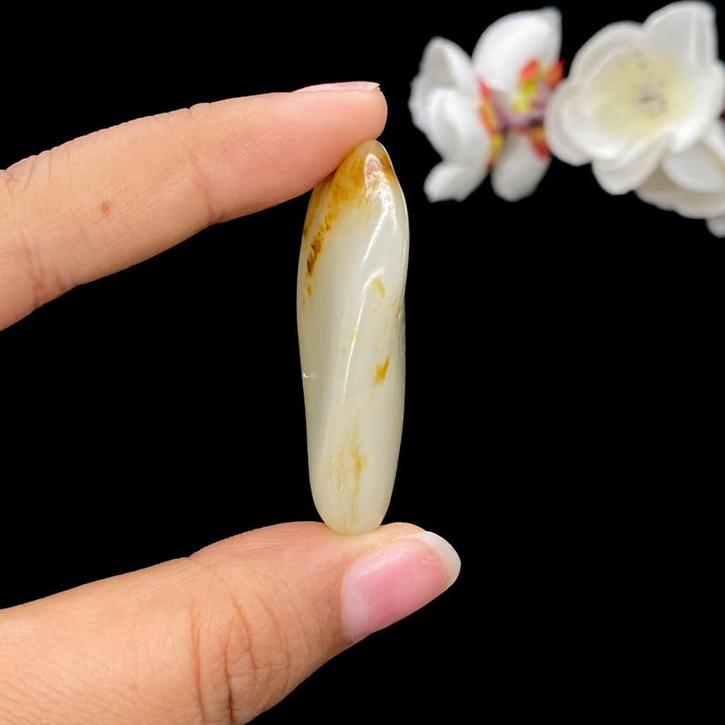 和田玉洒金皮籽料挂件（25.4g）