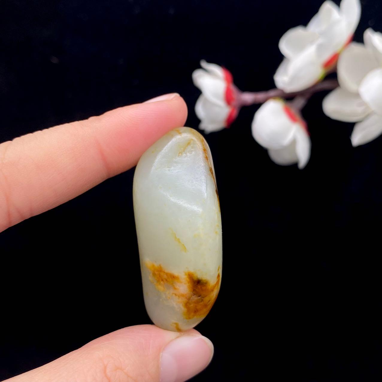 和田玉黄皮籽料原石（31g）