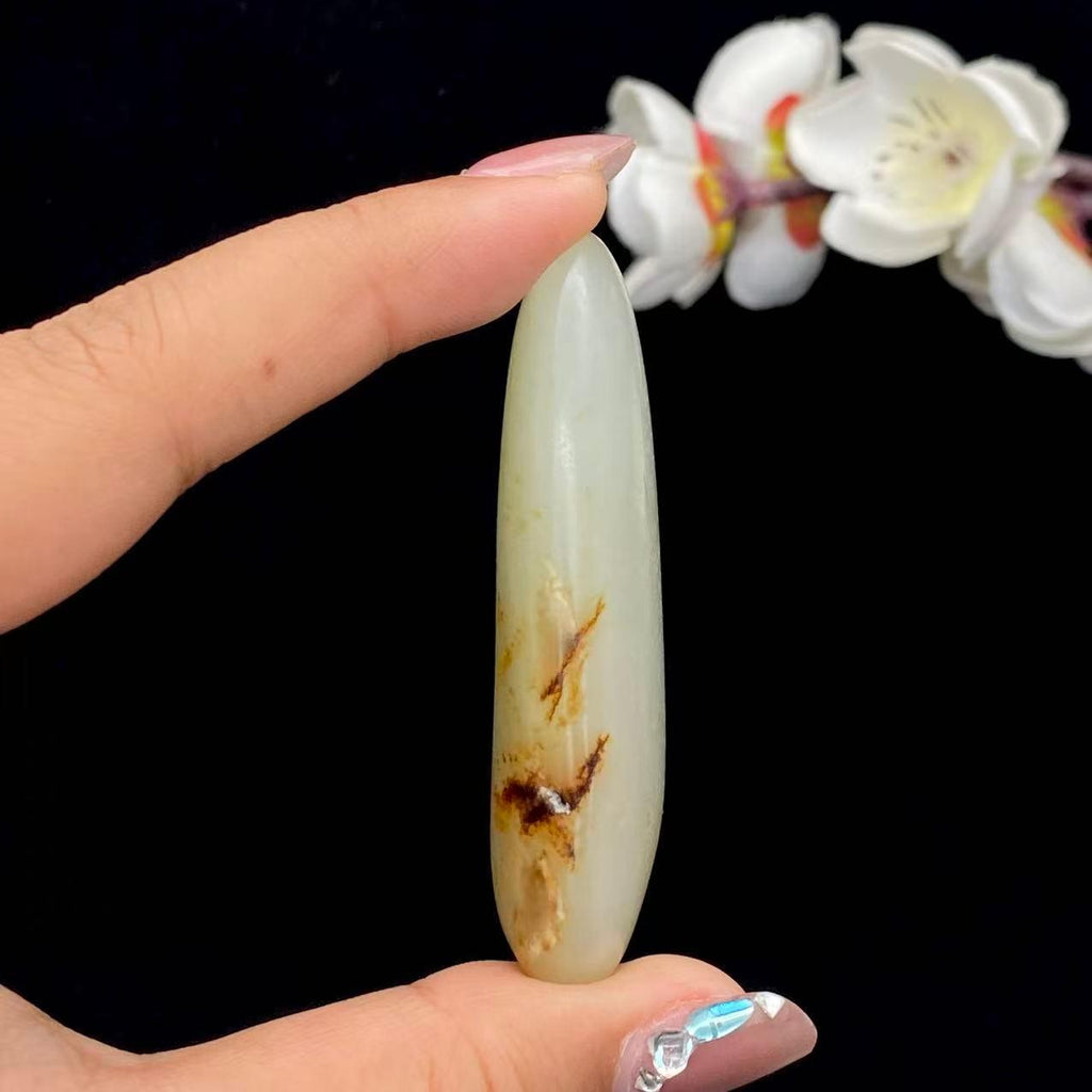 和田玉洒金皮籽料挂件（41.2g）