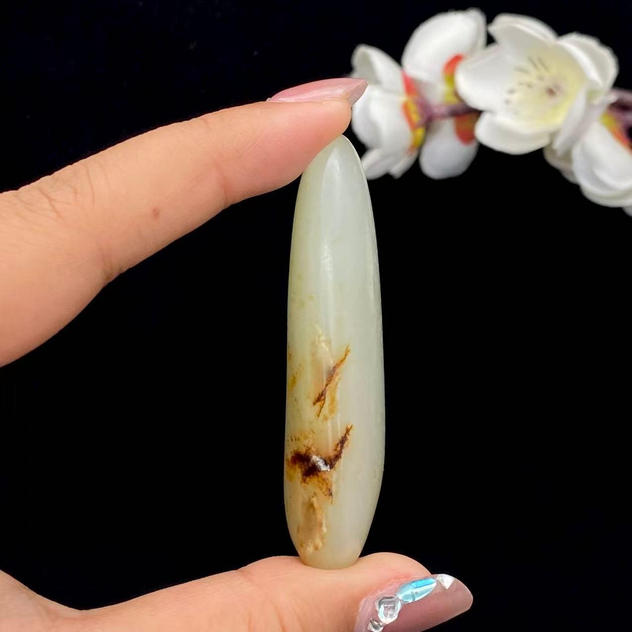 和田玉洒金皮籽料挂件（41.2g）