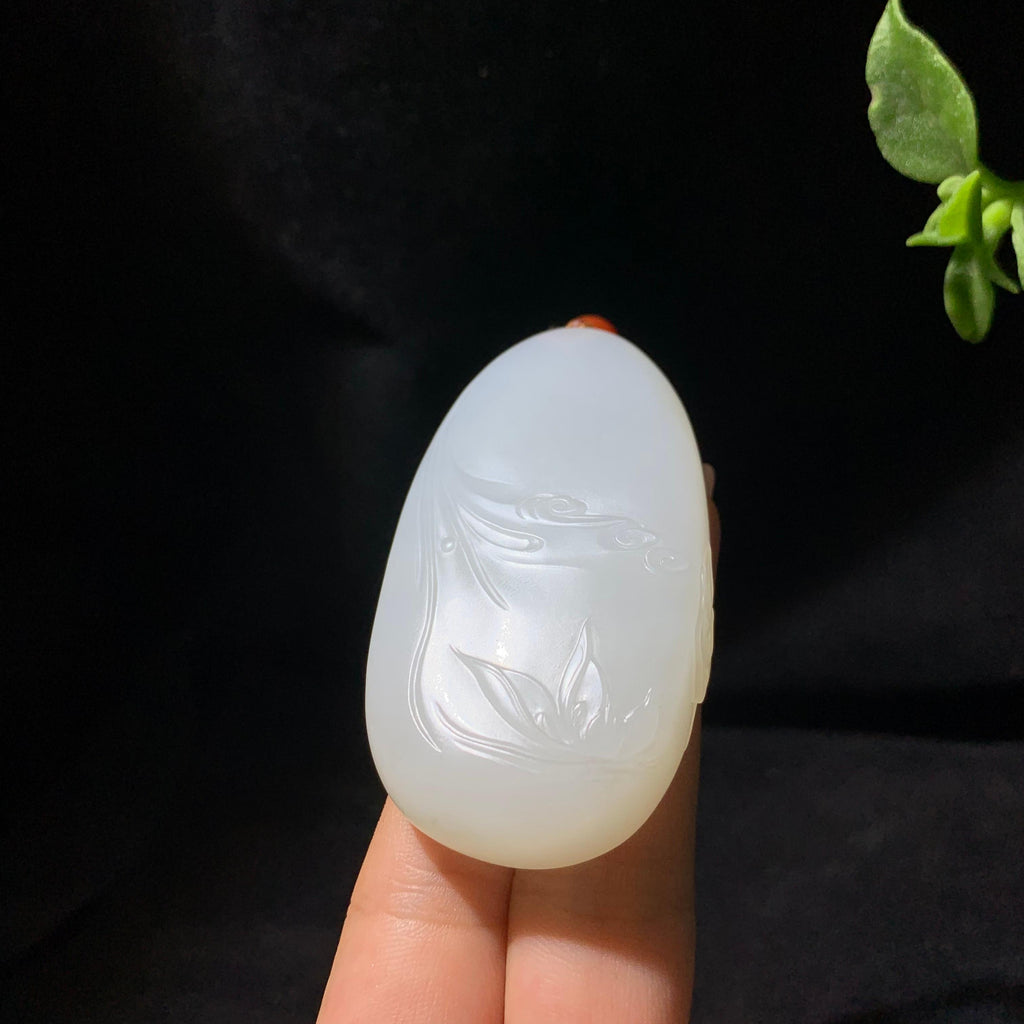 和田籽料白玉观音（53.0g）