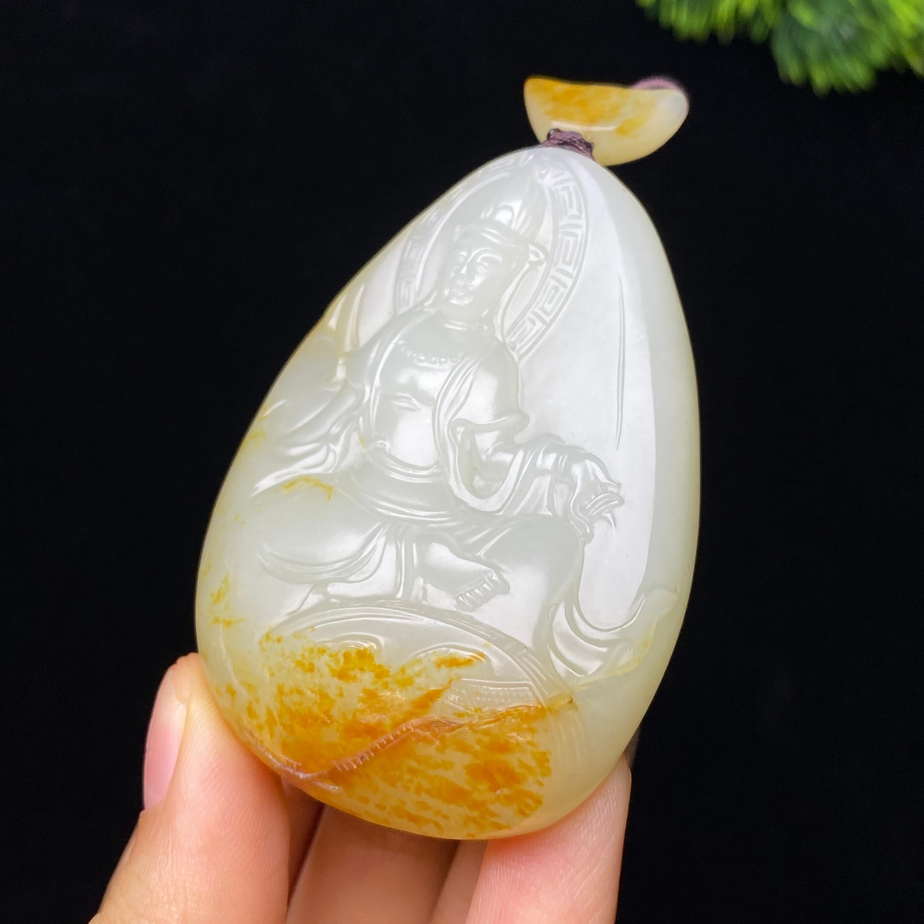 和田玉籽料观音（79.2g）
