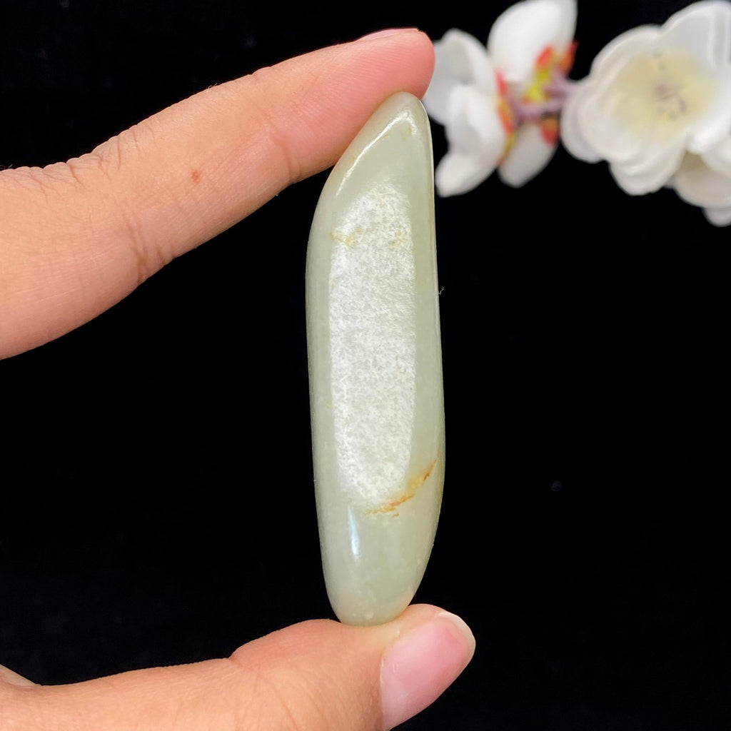 何和田玉洒红皮籽料（39.6g）