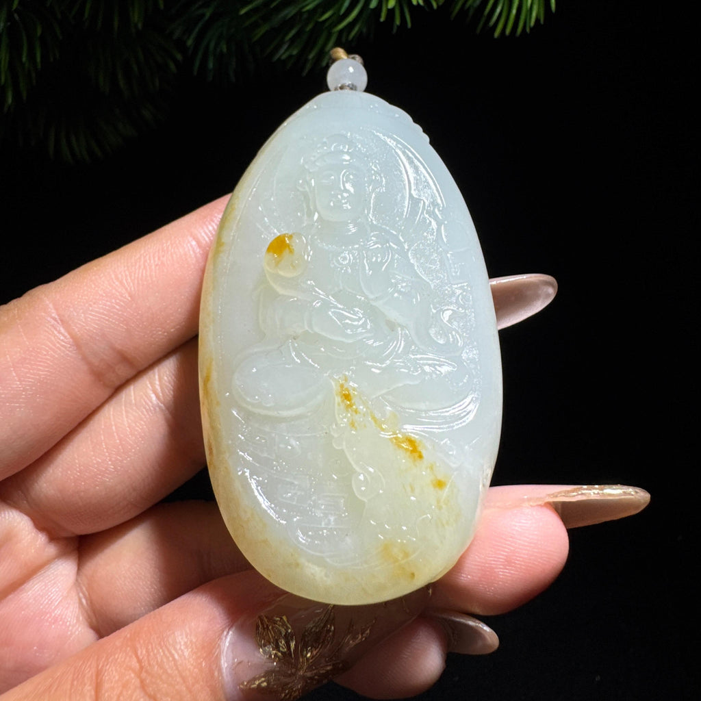 和田玉籽料观音（62.0g）