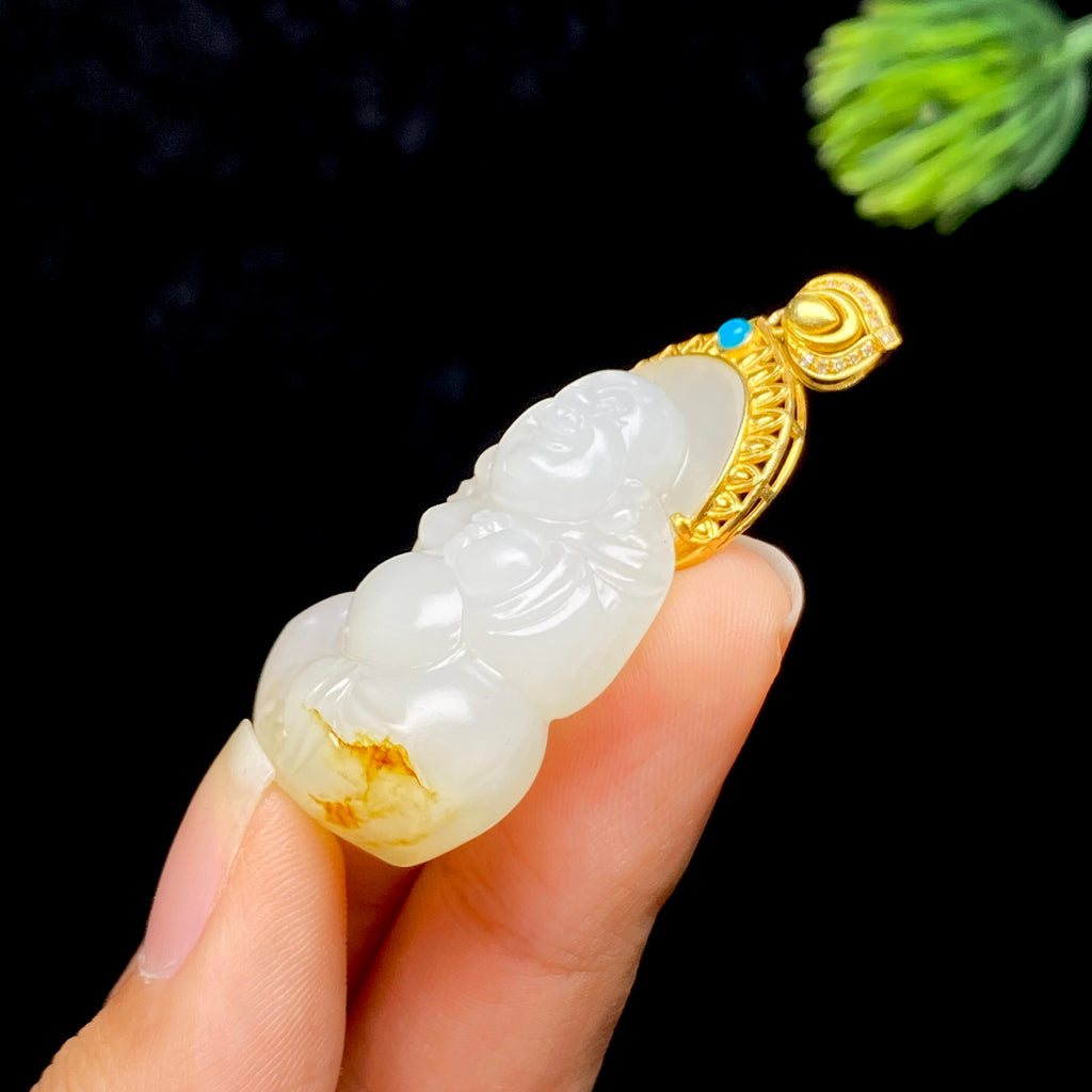 和田玉籽料佛公（15.0g）