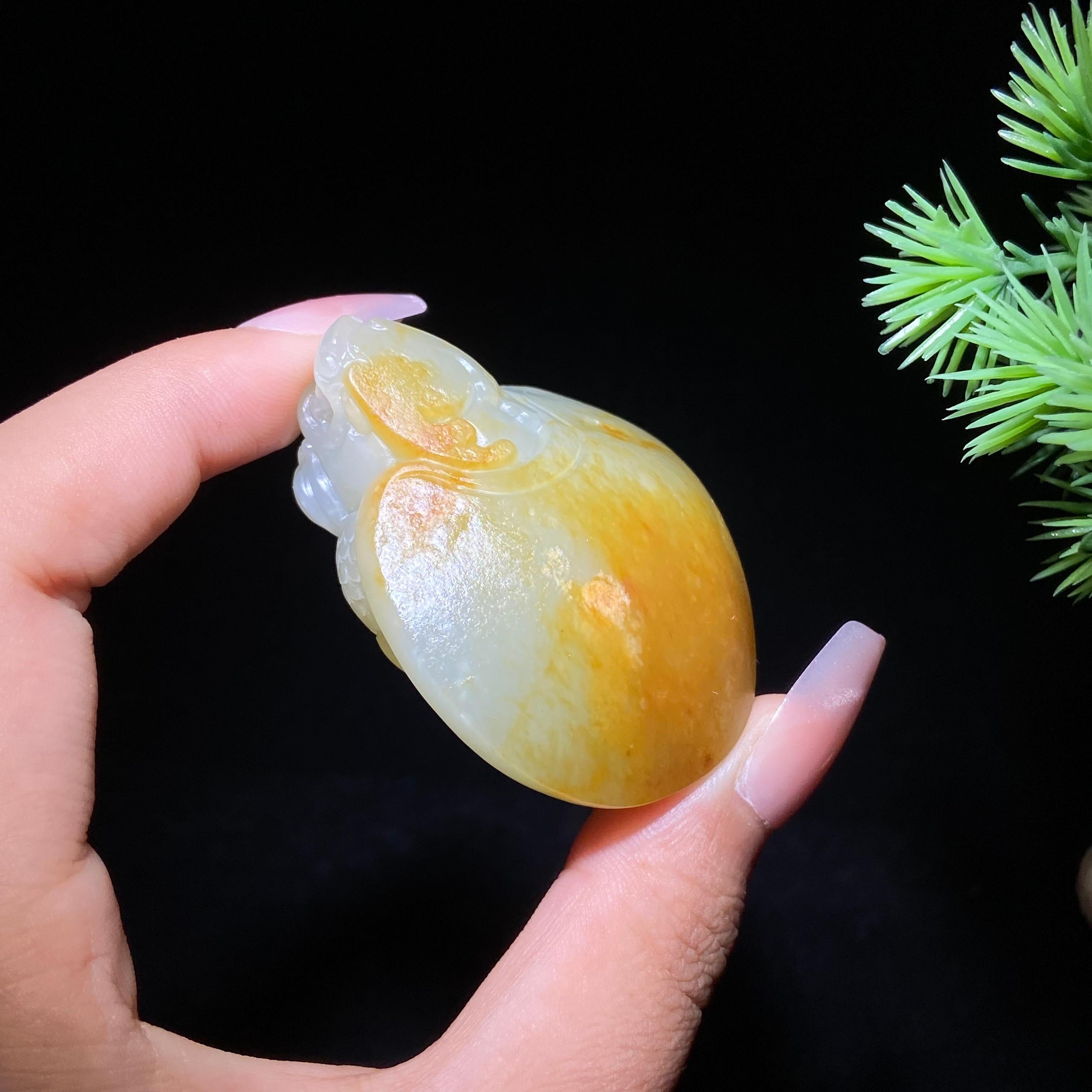 和田玉籽料龙龟（51.7g）